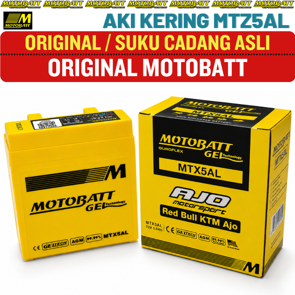 Jual Aki Kering Motobatt MTX5AL Jupiter MX Old Jupiter Z Burhan