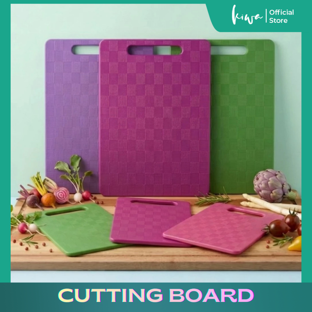Jual Telenan Dapur Tebal Cutting Board Plastik Papan Polos Potong Sayur ...