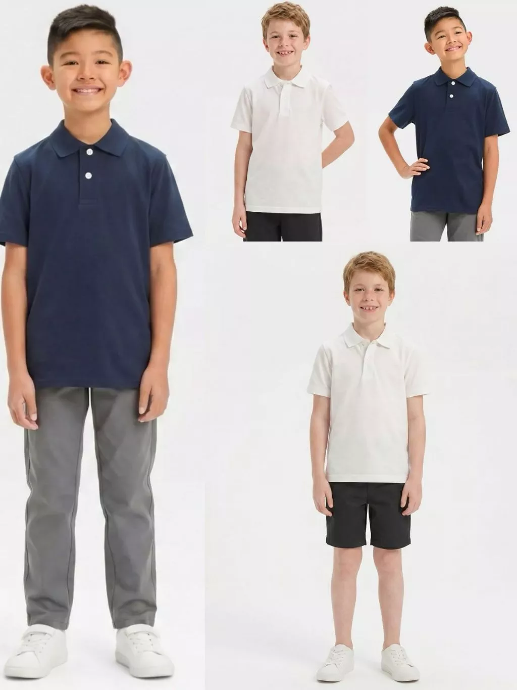 Kaos Kerah Anak Junior ABG Cowo CJ Boys' Short Sleeve Jersey Cotton Polo Shirt - 2508