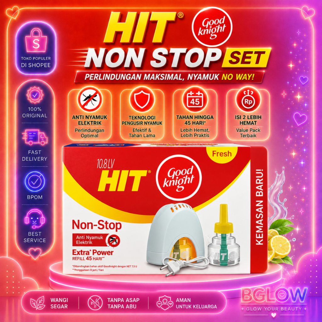 Jual Hit Good Knight Non Stop Set - Obat Nyamuk Elektrik [alat + refil ...