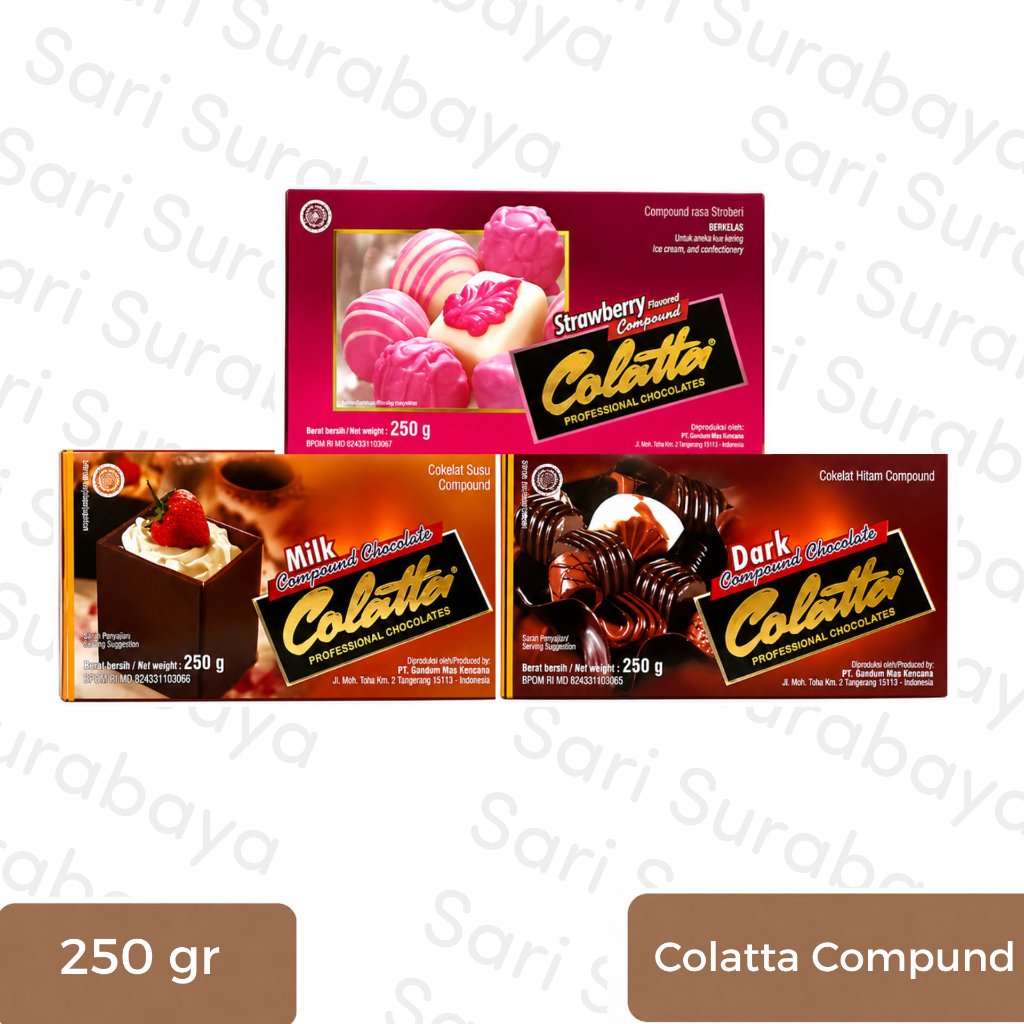 Jual Colatta Compound Chocolate All Variant - 250 gr | Shopee Indonesia