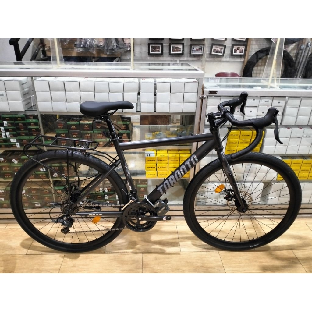 Jual Sepeda Gravel Police Toronto XTRM 2x8 Speed 700C | Shopee Indonesia