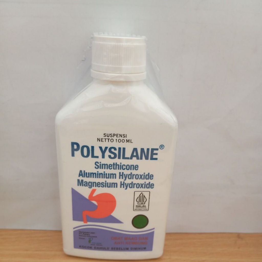 Jual Polysilane Syrup 100 Ml Botol - Mengurangi Gejala Asam Lambung ...