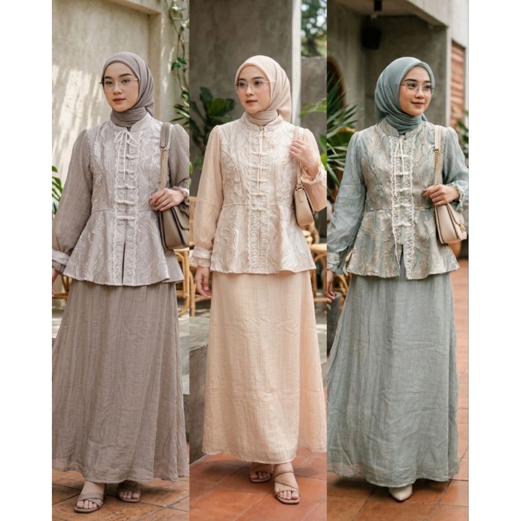 Jual BUTIKCANTIKHIJAB _ANEKA SETELAN ROK | DRESS | TUNIK CHEONGSAM ...