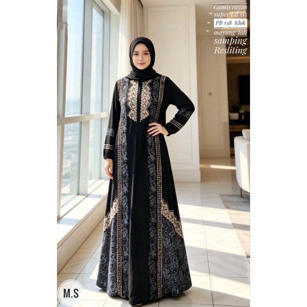 Gamis Rayon Super Gamis Rayon Cap Shopee 10