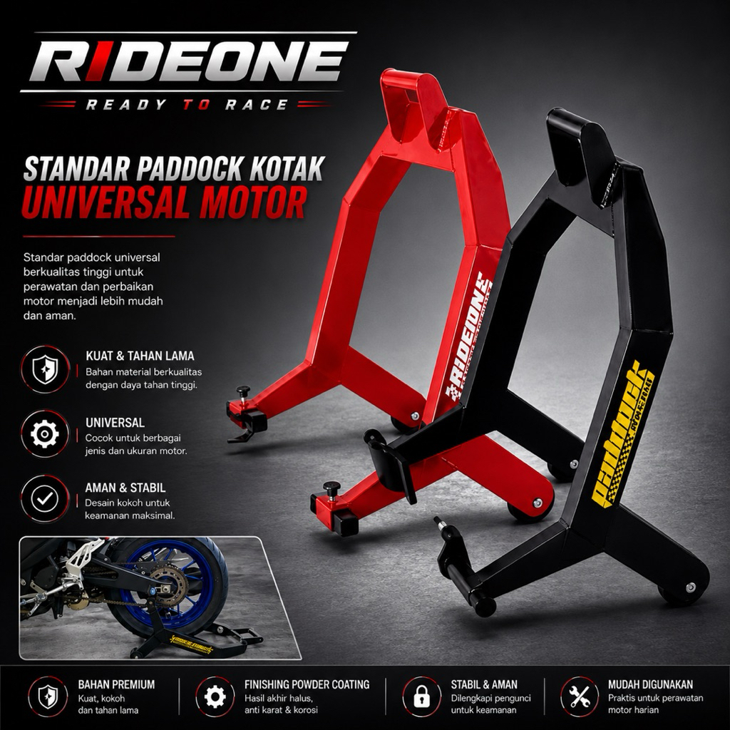 Jual STANDAR PADDOCK PEDOK PEDDOCK KOTAK UNIVERSAL MOTOR NINJA CBR GSX ...