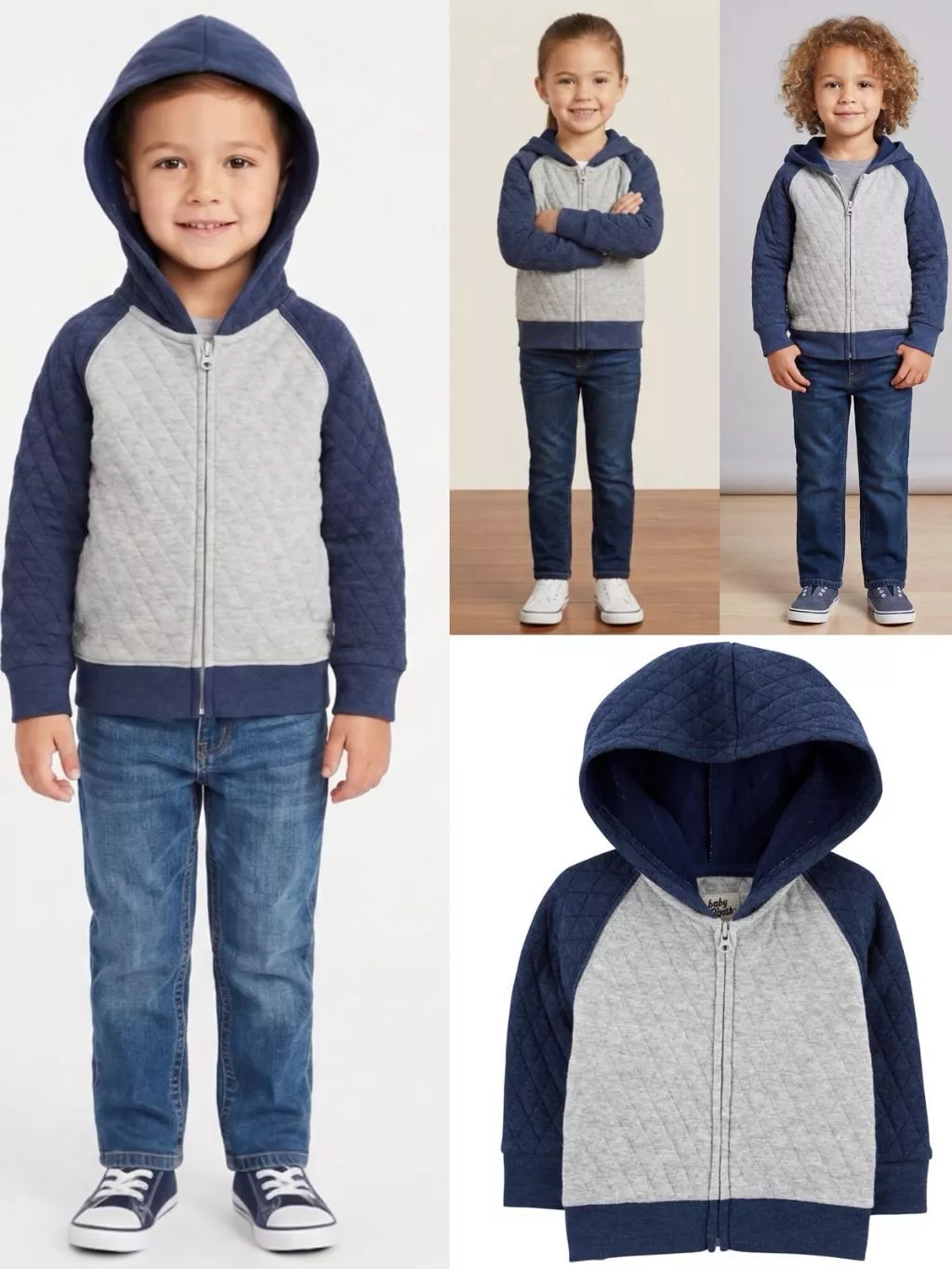 Jaket Zipper Hoodie Anak Junior OSK Double Knit Zip-Up Hoodie Kids - 2550