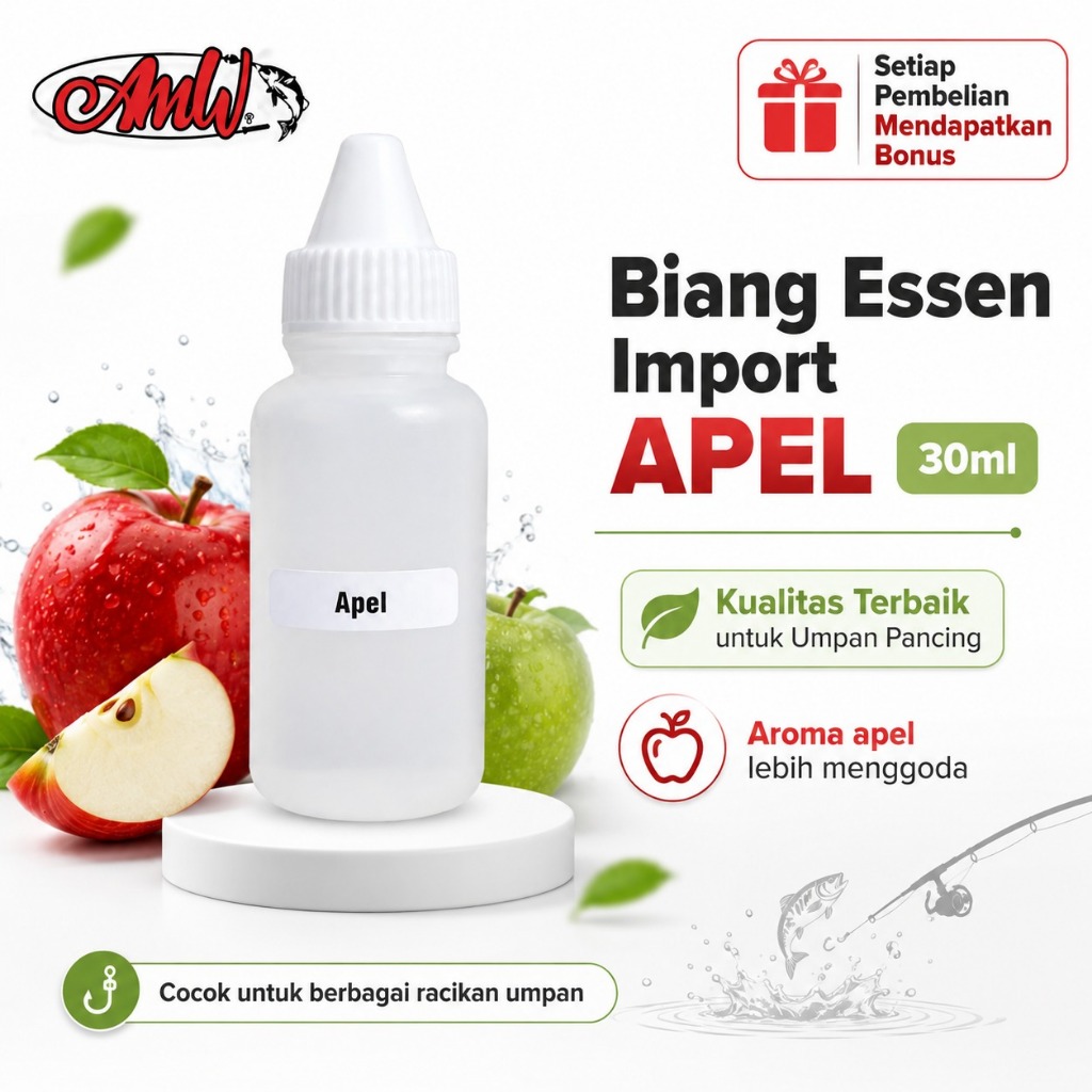 Jual Biang Essen 30ml Import APEL Kualitas Terbaik Ikan Umpan Pancing ...