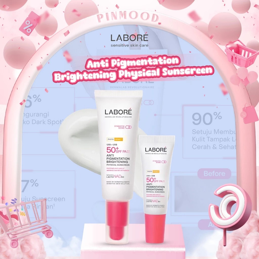 Jual LABORE - ANTI PIGMENTATION BRIGHTENING PHYSICAL SUNSCREEN SPF 50 ...