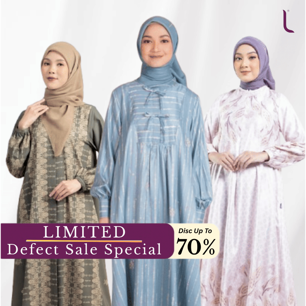 Pilihan Hemat Tampil Syar'i dengan Elzatta Baju Gamis & Atasan Wanita Defect Sale