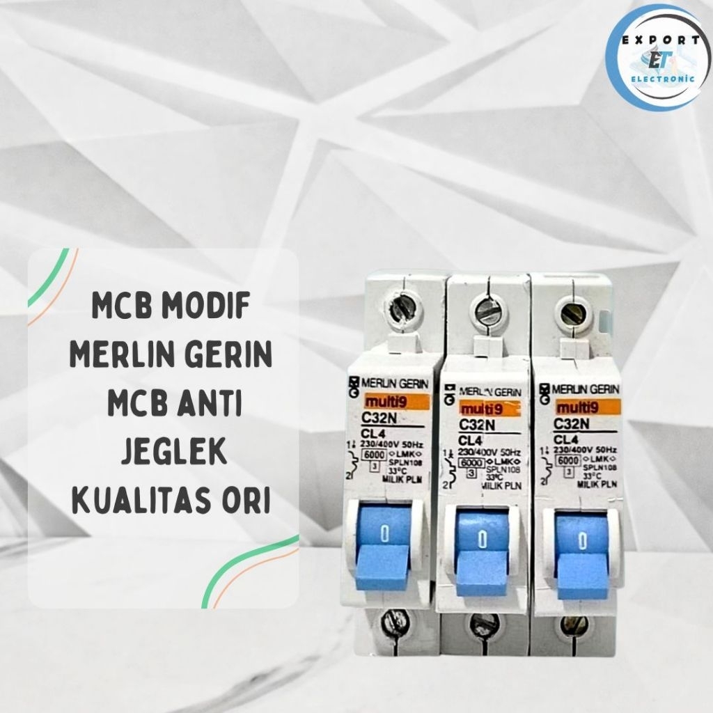 Jual Mcb modif merlin gerin anti jeglek mcb modif 1phase anti jeglek ...