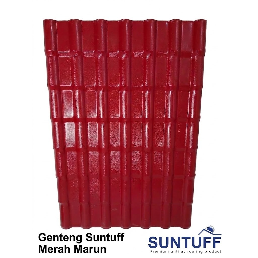 Jual Genteng UPVC Suntuff 1.5mm Premium Anti Panas Bocor UV - Atap PVC ...