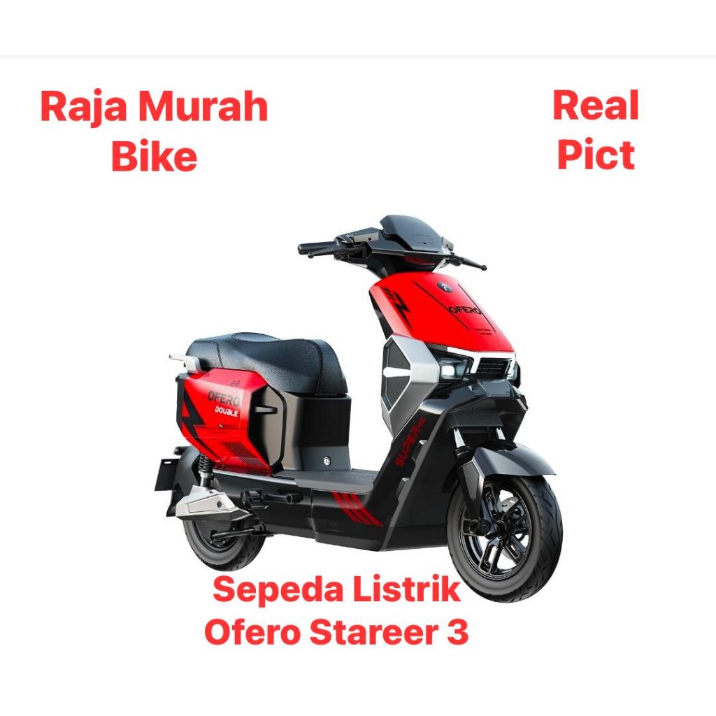 Sepeda listrik Ofero stareer 3 lit 1 baterai lithium 24AH Ofero Stareer3 Lith E-Bike Sepeda Listrik Power 1000W