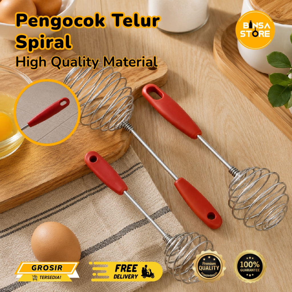 Jual Kocokan Adonan Kue Pengocok Telur Brownies Roti Stainless Kuat ...