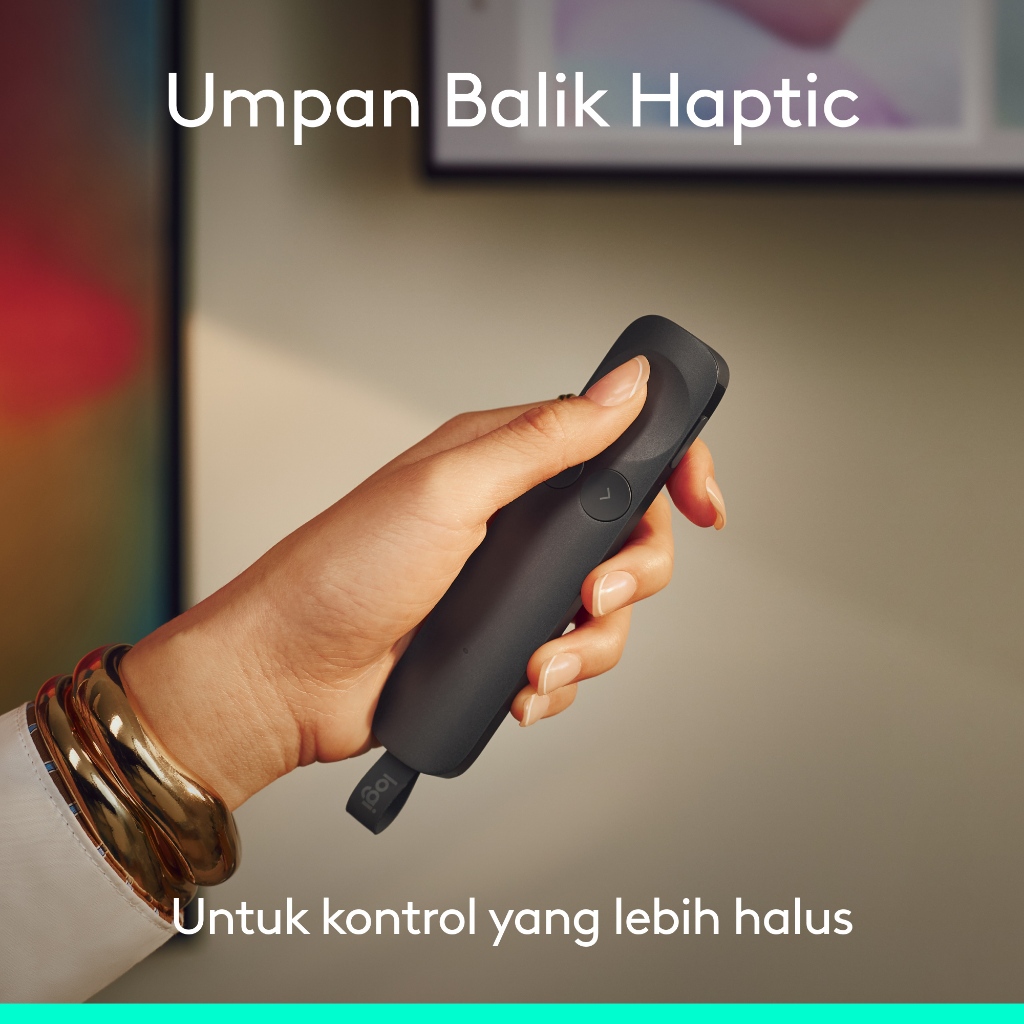 Logitech Spotlight 2 Remote Presentasi, Pengeklik Presentasi Nirkabel dengan Haptik, Penyorotan Digital, Tindakan yang Dapat Disesuaikan, Penunjuk Las (4)