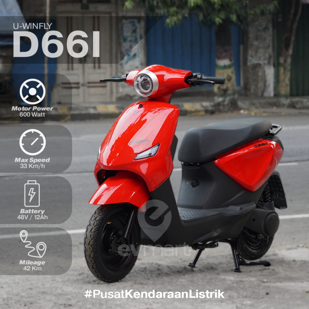Jual Sepeda Listrik U-Winfly D66I / D66A / D65 ADV / GD 005S / GD 008 ...