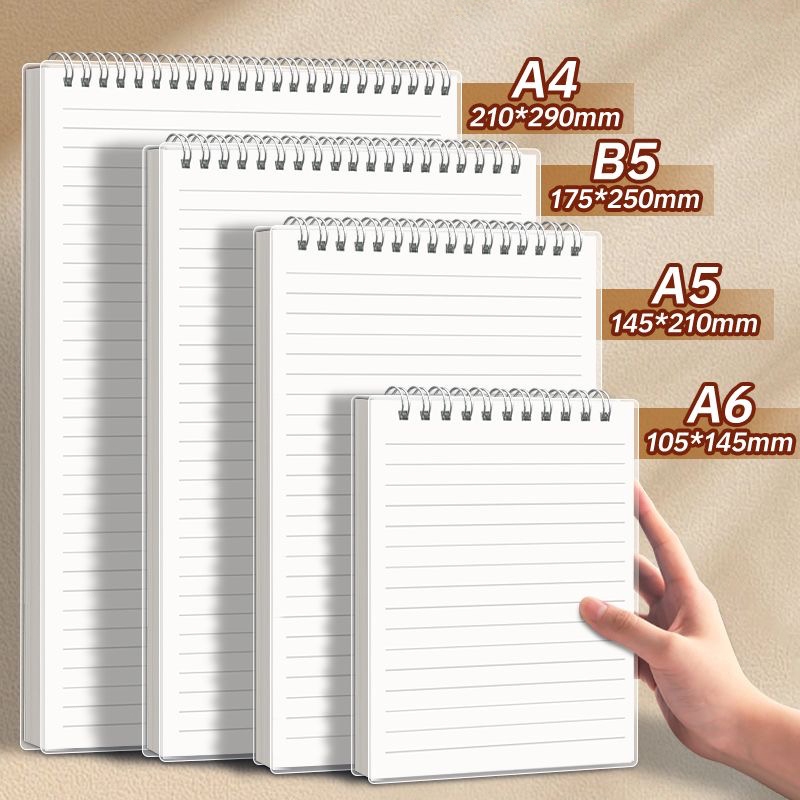 Jual Steno Notebook Spring Notebook A5/B5/A4 Flip Up Loose-Leaf ...