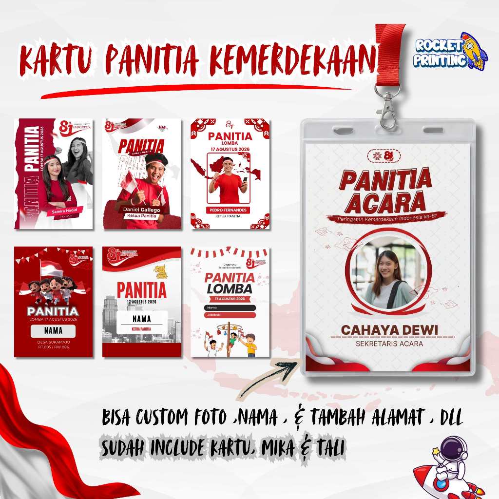 Jual ID Card Panitia Terlengkap & Harga Terbaru Juli 2026 | Shopee ...