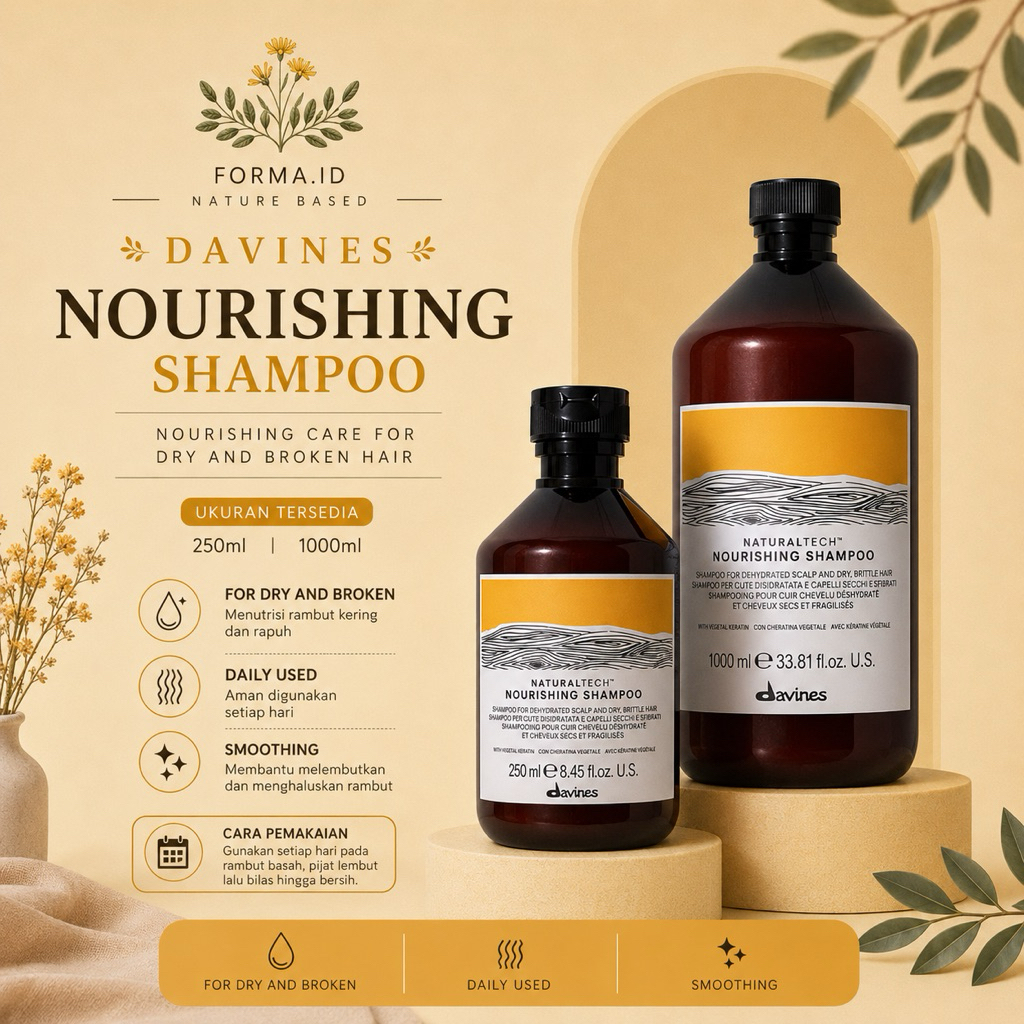 DAVINES NOURISHING SHAMPOO 1000ML