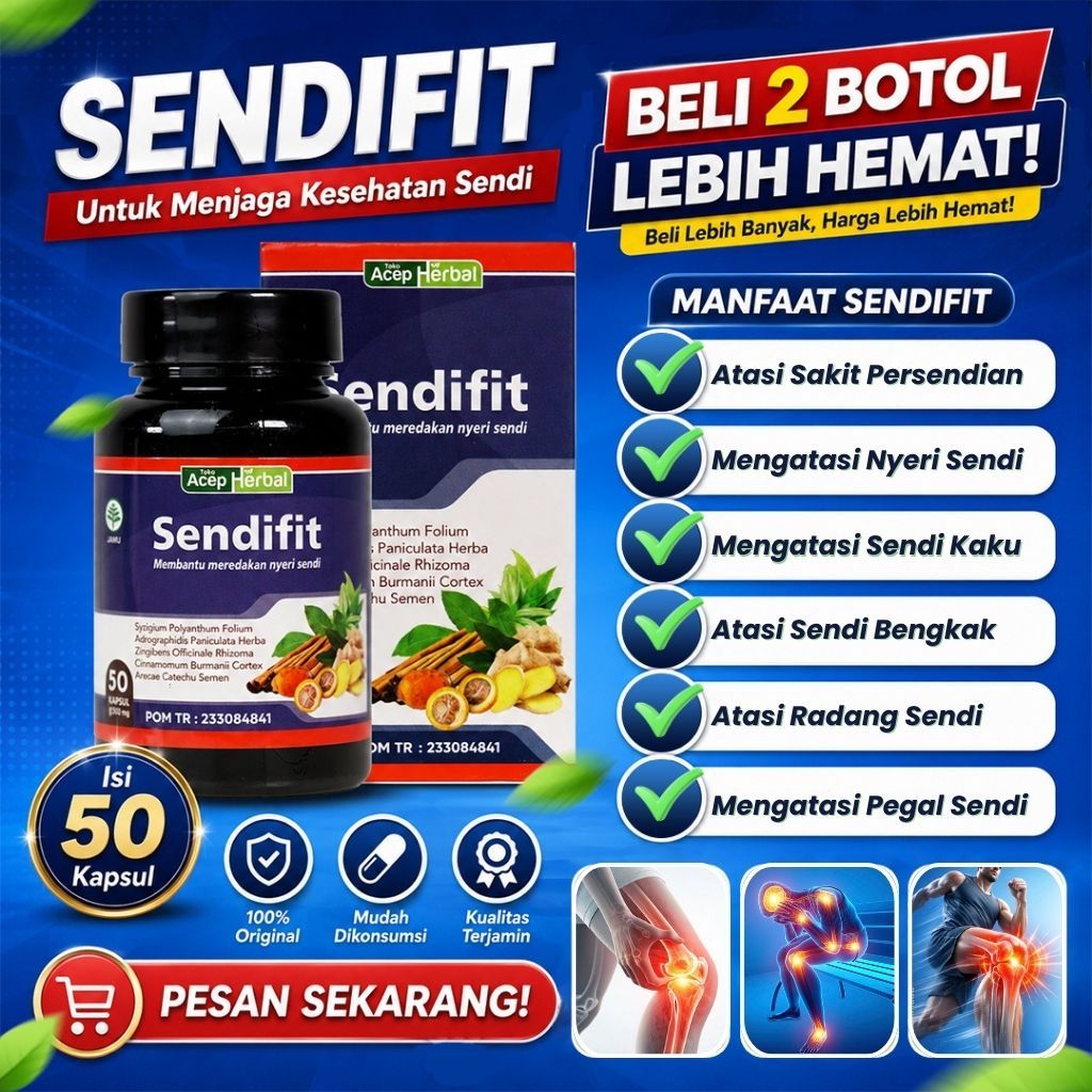 Obat Herbal Persendian Sendifit Kapsul Asli Original Terbukti Ampuh Namun Hasilnya Bisa Berbeda