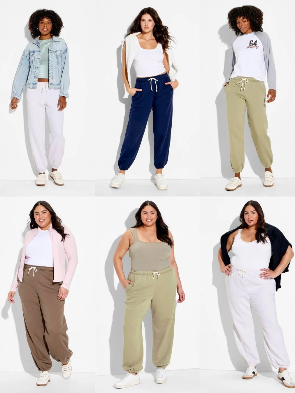 Celana Jogger Wanita Cutting Loose-Fit WF Fleece Baggy Jogger Pants - 2659