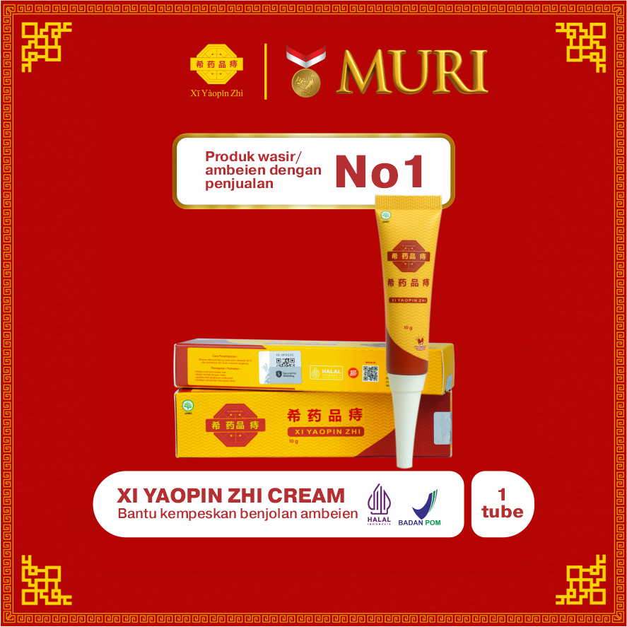 XI YAOPIN ZHI Herbal Alami Cina Ampuh Atasi Wasir Benjolan Ambeyen Tanpa Operasi Salep Oles XYZ 100% Original COD