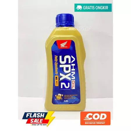 OLI HONDA SPX2 AHM 10W- 30 800ML KHUSUS MOTOR VARIO SCOPPY GENIO BEAT PCX STYLO 160 ADV DLL