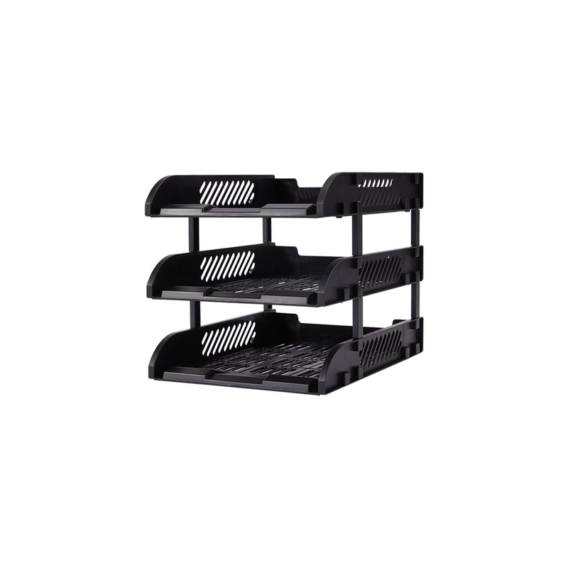 Bantex Rak File Susun File Tray 2/3 Susun Letter Tray Bahan PP BJ763X (9)