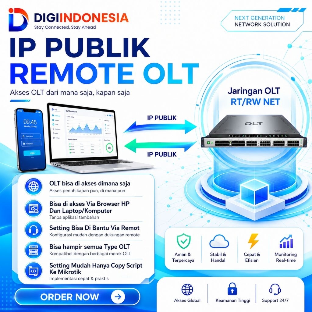 Jual IP Public Remote OLT RT RW NET | Shopee Indonesia