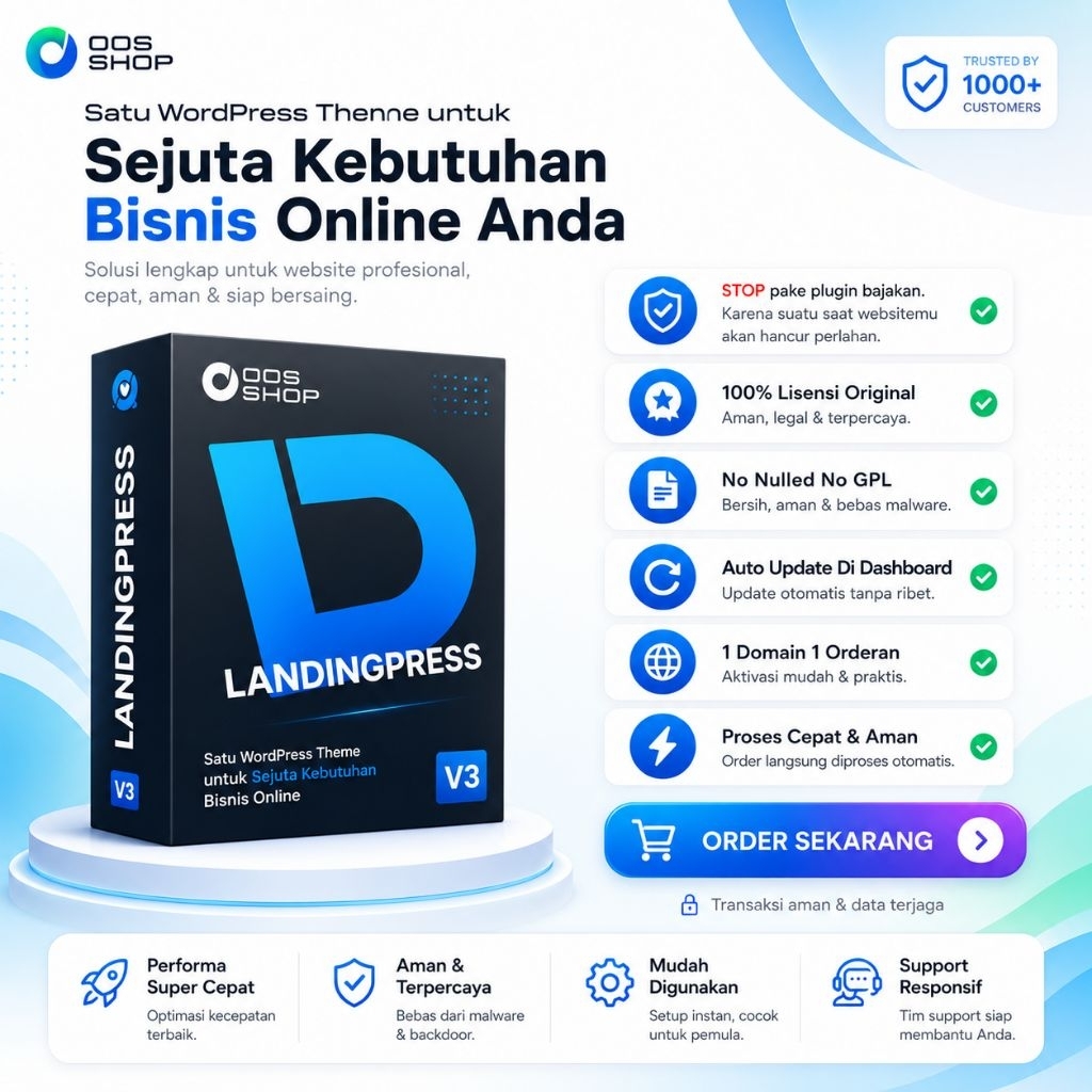 Landingpress - Lisensi Original