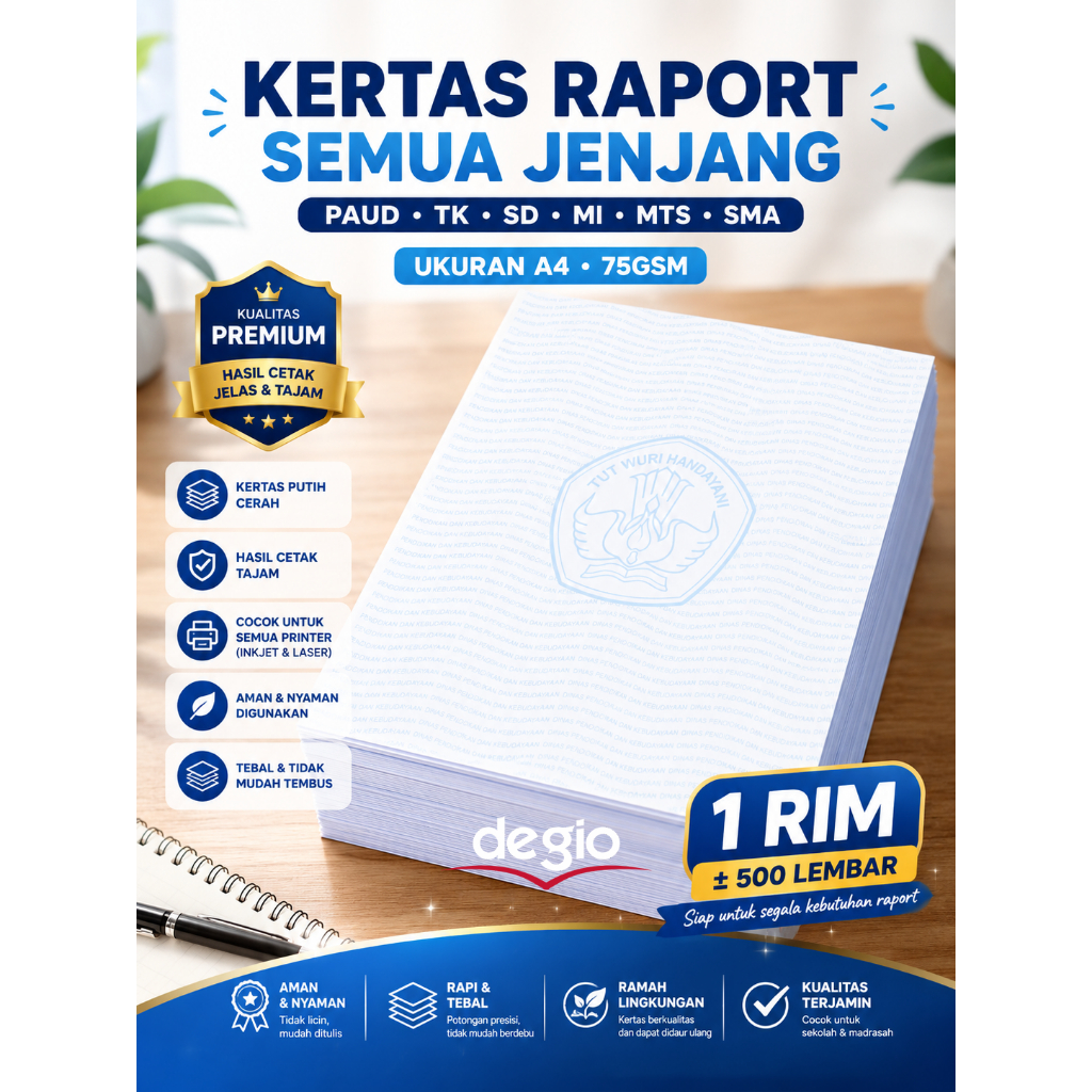 Jual Kertas Raport Terlengkap & Harga Terbaru Juli 2026 | Shopee Indonesia
