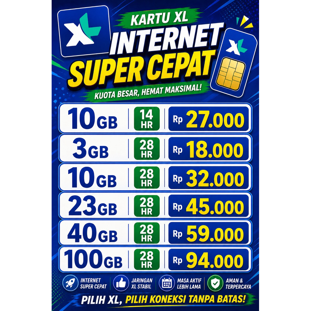 Jual Paket Kartu Xl Terlengkap & Harga Terbaru Juli 2026 | Shopee Indonesia