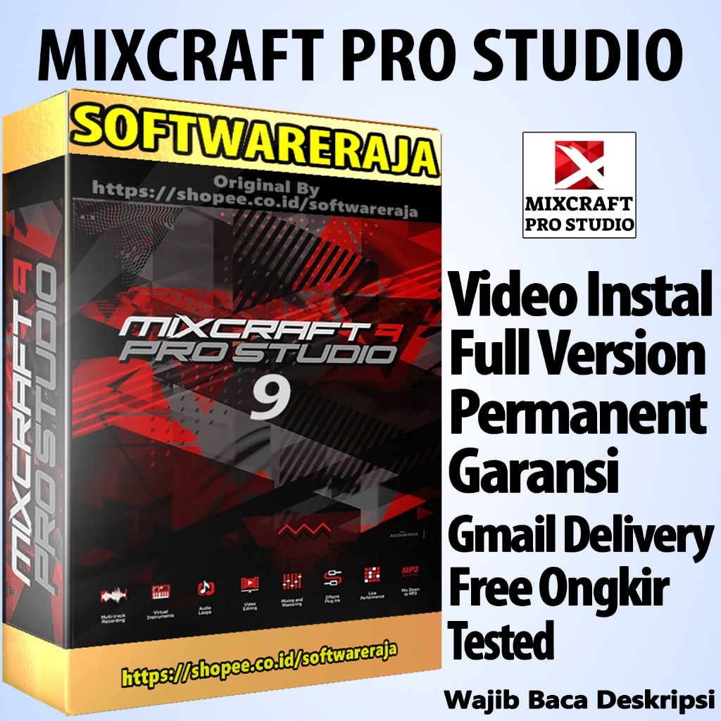 Jual Mixcraft 9 Pro Studio, Software PC (WIN 10&11 64bit) | Shopee ...