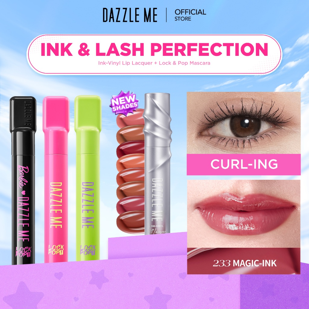 Jual [SPECIAL BUNDLE] DAZZLE ME Ink & Lash Perfection (Ink-Vinyl ...