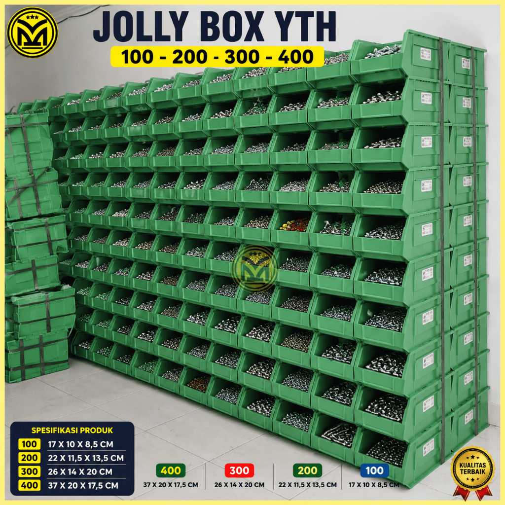Jual KOTAK AKSESORIS JOLLY BOX CONTAINER BOX BAUT JOLLY YTH NO 100 200 ...