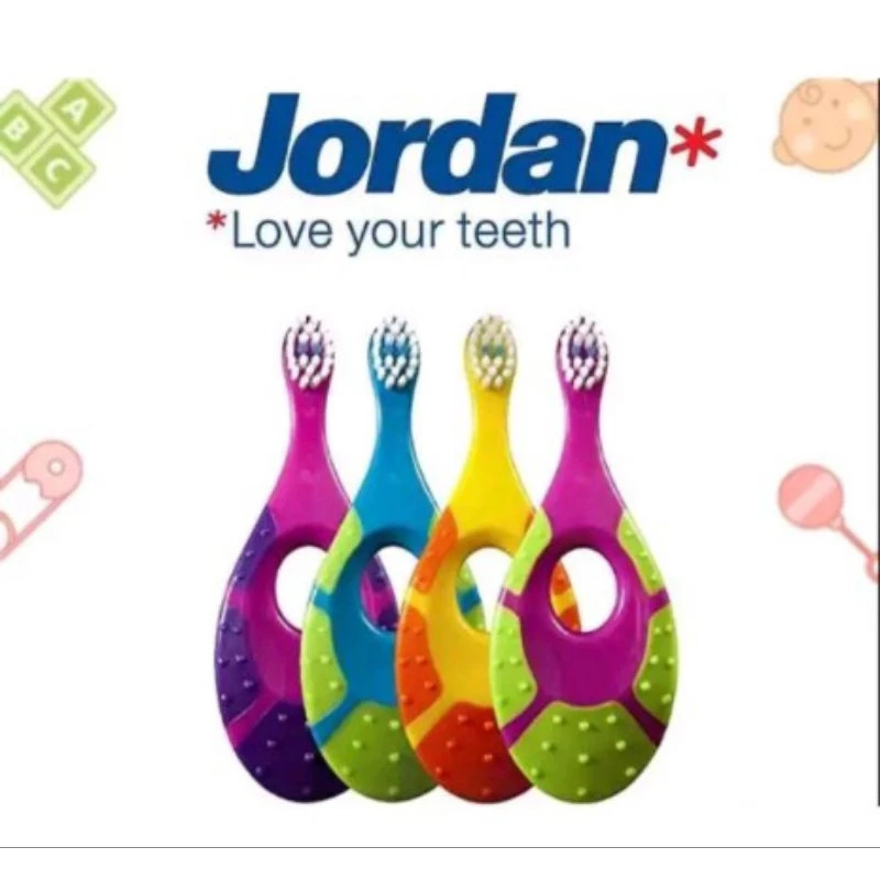 Jual Jordan Oral Care Kids Step 1 Single + Teether ( 0-2 years)/ Step 2 ...