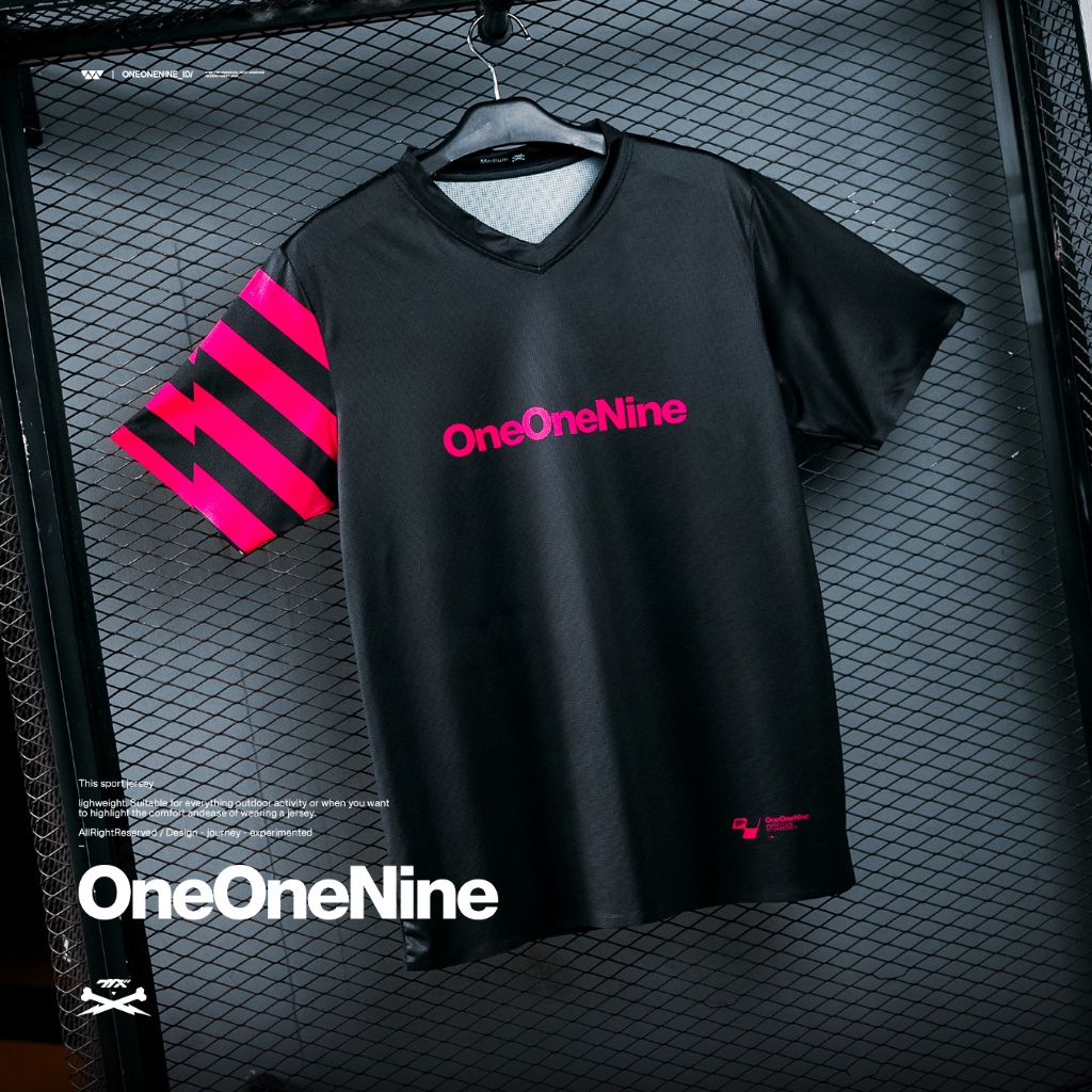 Jual Oneonenine Ksr Dont Panic Black Series - Jersey Lengan Pendek ...