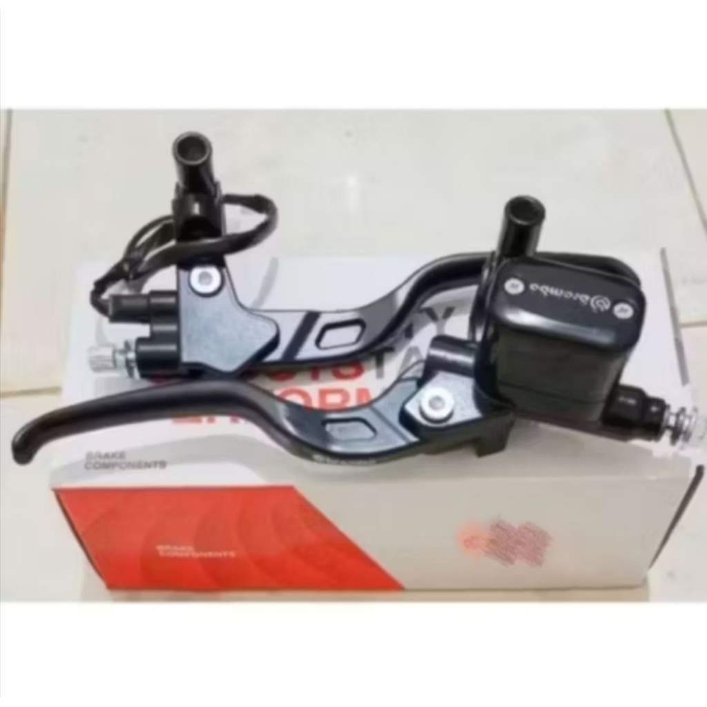 Jual Handle Master Rem Kotak Black BRCMBO Set Kanan Kiri Model RCB ...