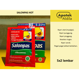 SALONPAS KOYO HOT 5X2 LEMBAR HISAMITSU, UNTUK NYERI OTOT, SENDI DAN PEGAL-PEGAL