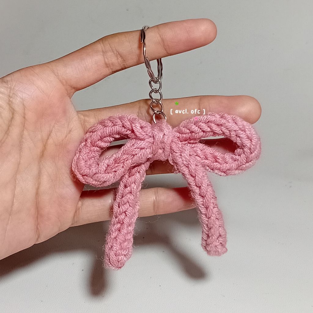 Jual Pita Rajut Amigurumi Keychain Gantungan Kunci Rajut Bag Charm ...