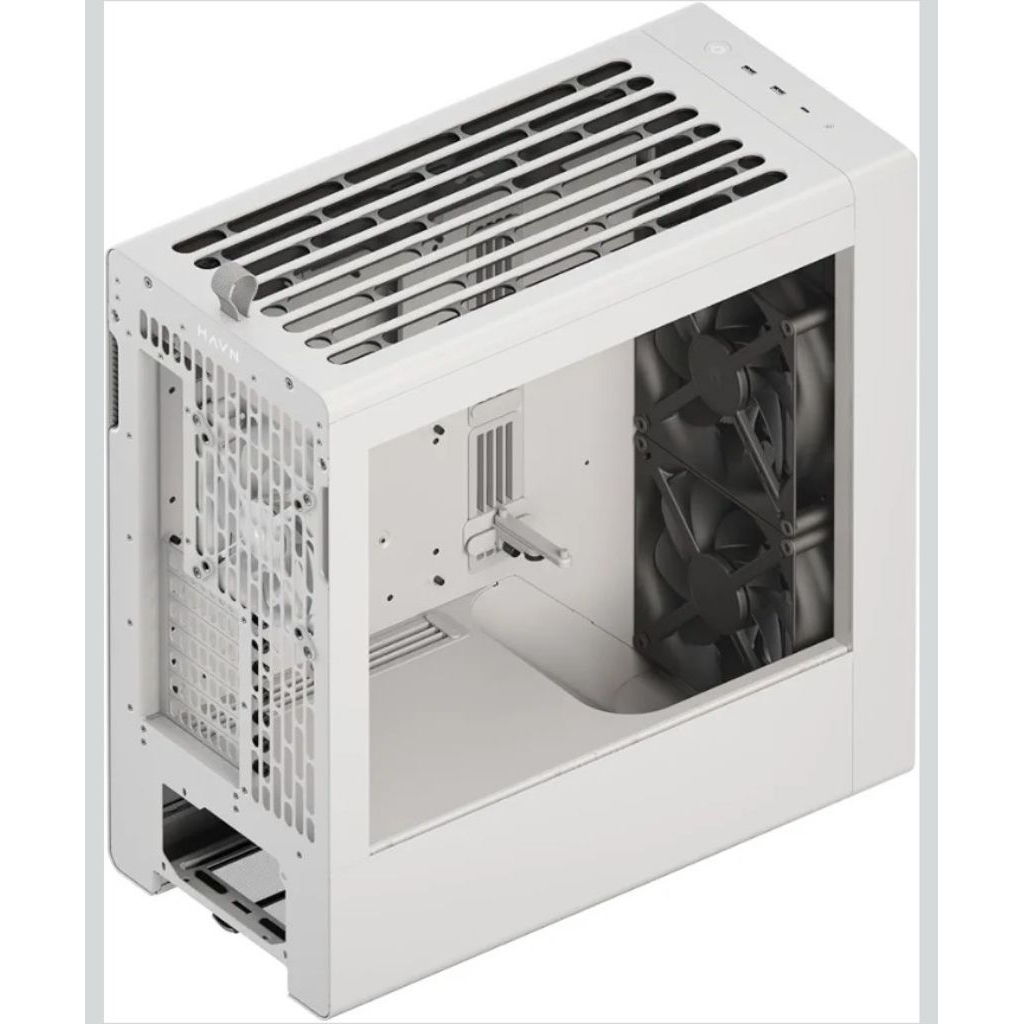 Jual HAVN BF 360 Flow High Airflow ATX Mid Tower PC Casing-Semi-Open ...
