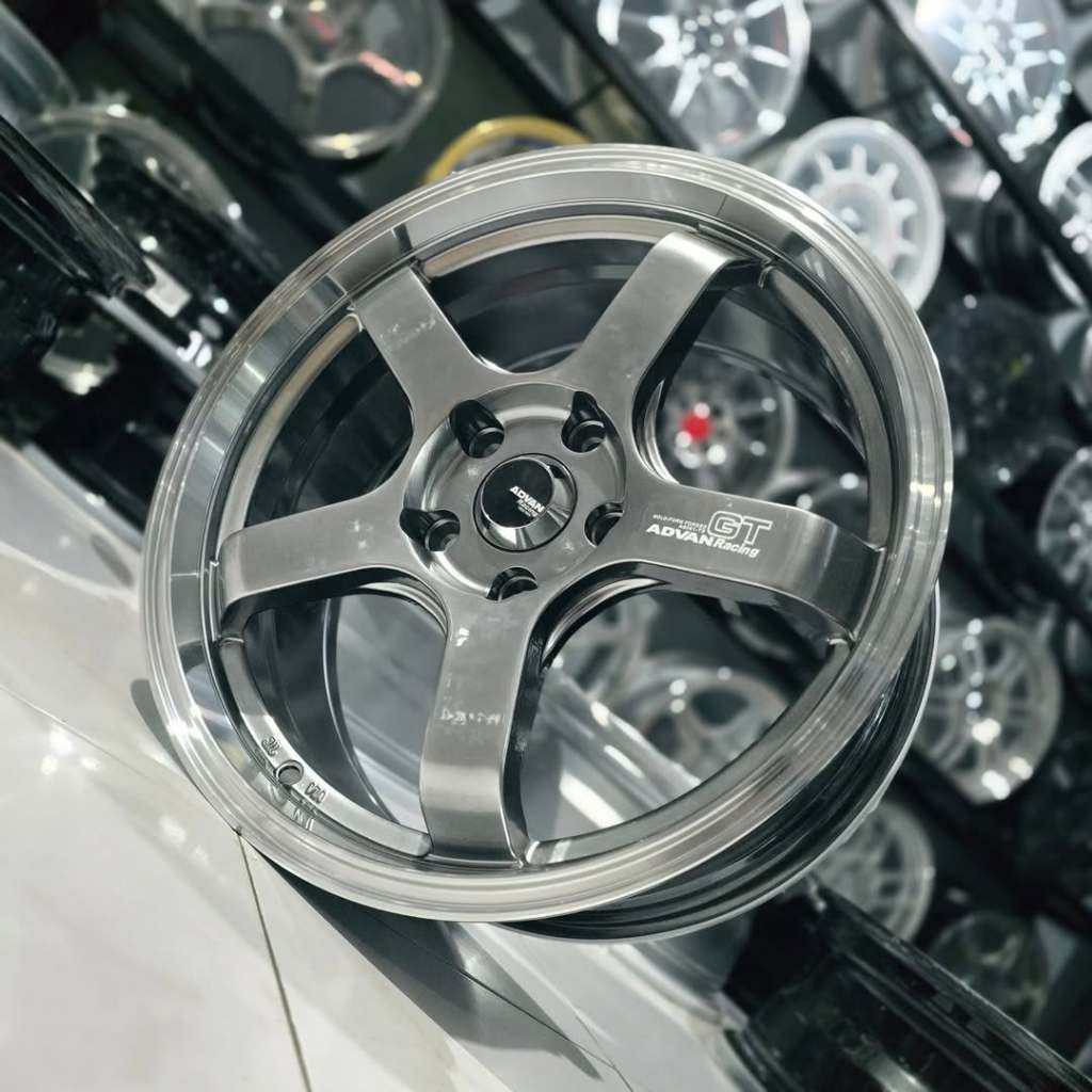 Jual velg racing r17 lebar 7,5 ADVAN GT FLOW FORMING ET 40 velg mobil ...