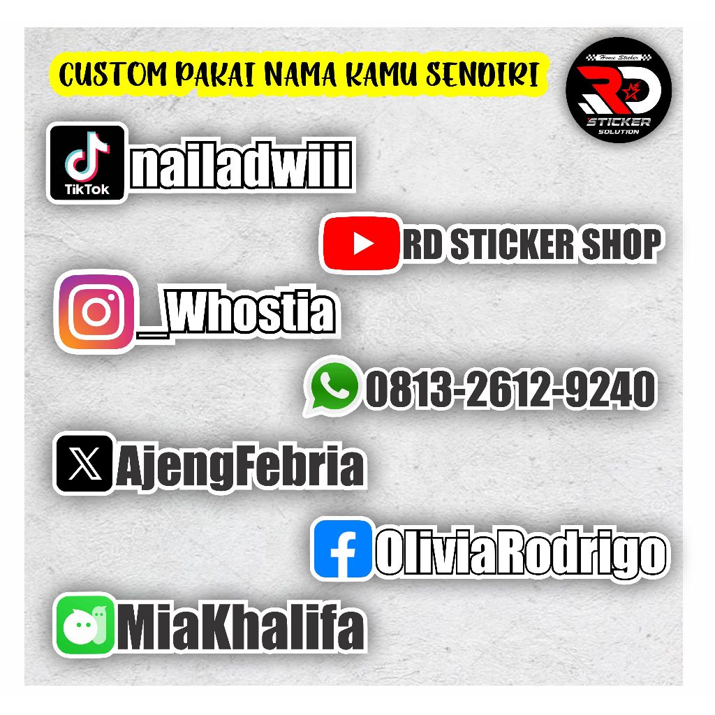 Produk Ty Design Sticker | Shopee Indonesia