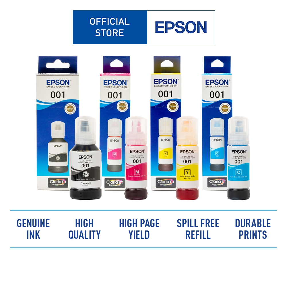 Tinta Epson 001 - Black (C13T03Y100)