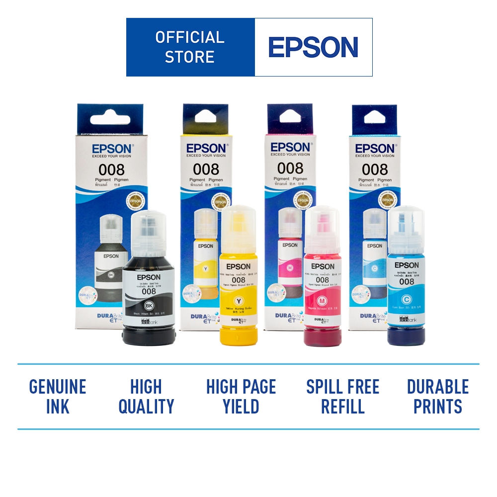 Tinta Refill Epson 008 Black (C13T06G199)