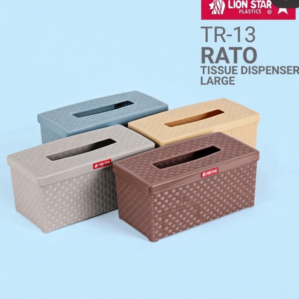 Jual Lion Star TR-13 Rato Square Tissue Dispenser Tempat Tisu Plastik ...