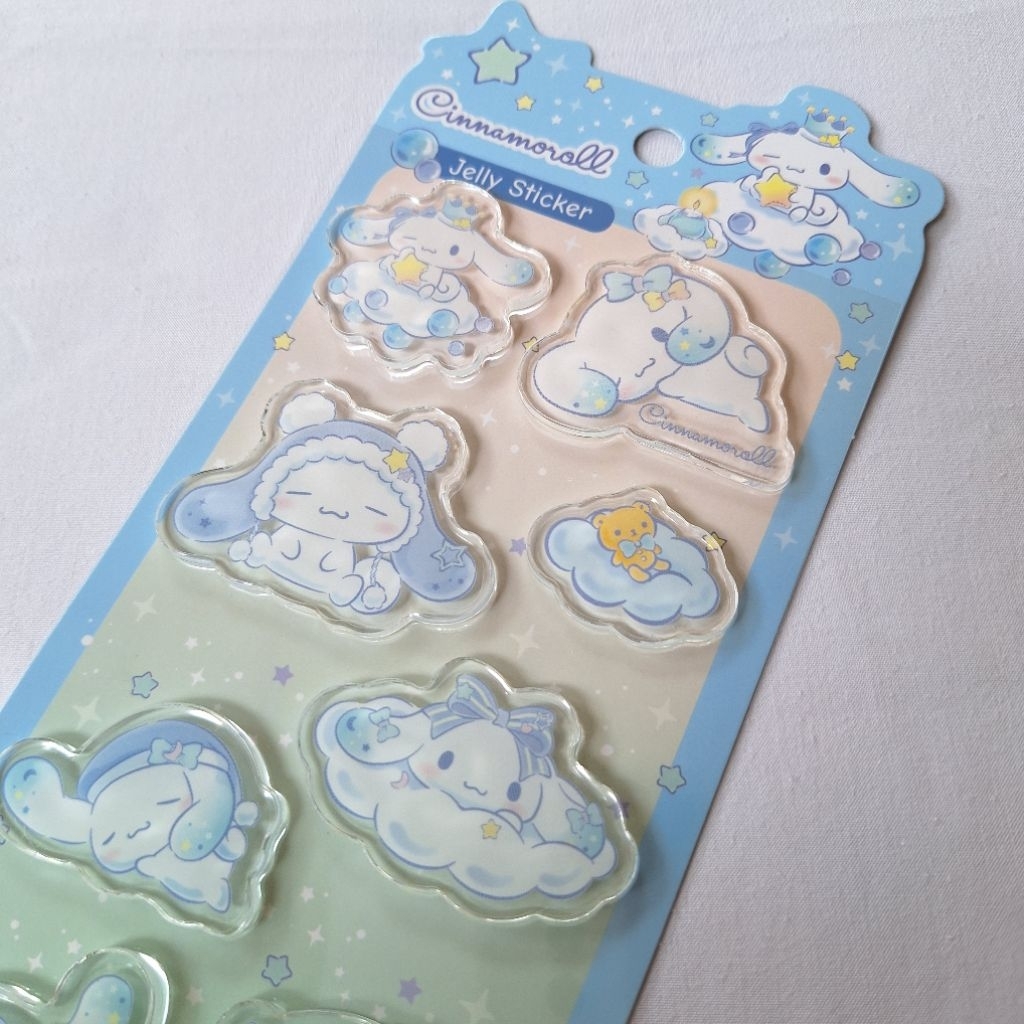 Jual Cinnamoroll Jelly Embossed Stickers Adinata / Label / Stiker ...