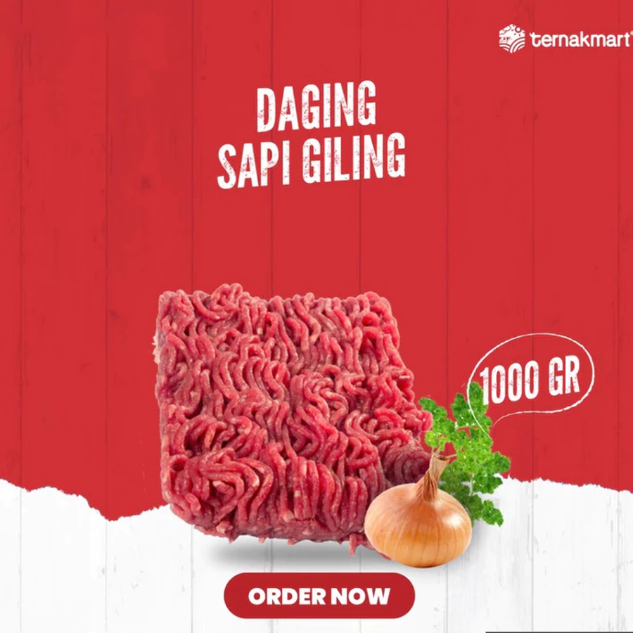 Ternakmart Daging Sapi Giling Cincang 250gr 500gr