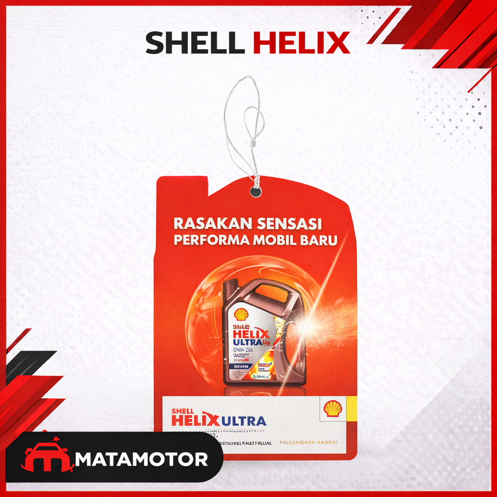 Jual Kartu Oli Kartu Service Catatan Kilometer Shell Helix Tag Label ...