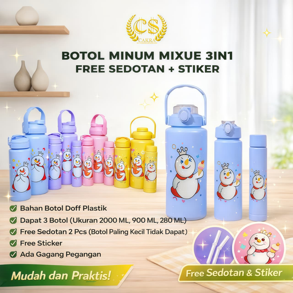 Jual Botol Mixue Terlengkap & Harga Terbaru April 2026 | Shopee Indonesia
